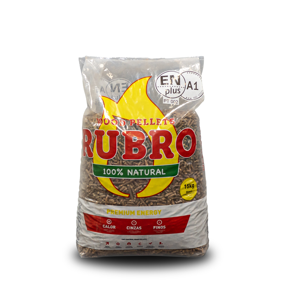 Palette de 65 sacs de Pellet de bois Rubro - EN+® A1 🇵🇹 100% résineux – Image 2
