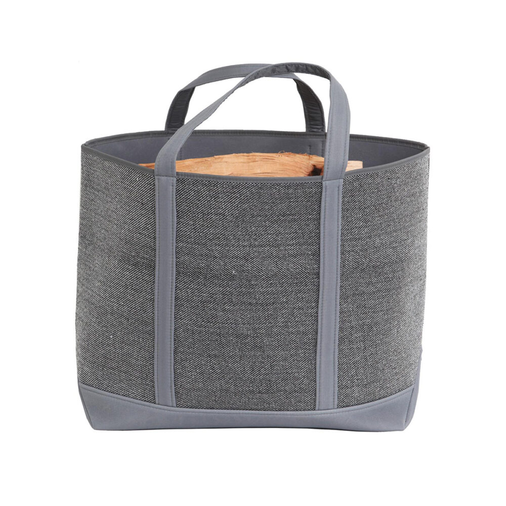 Panier à bûches et granulés Campa - Belharra Anthracite - Le Marquier