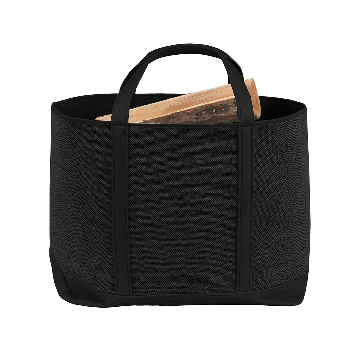 Panier à bûches et granulés Campa - Belharra Noir - Le Marquier