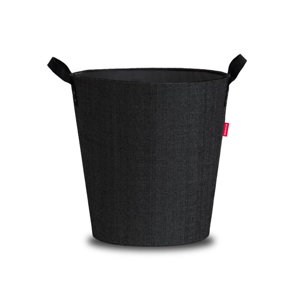 Panier à bûches et à granulés Dama - Rond Noir - Le Marquier