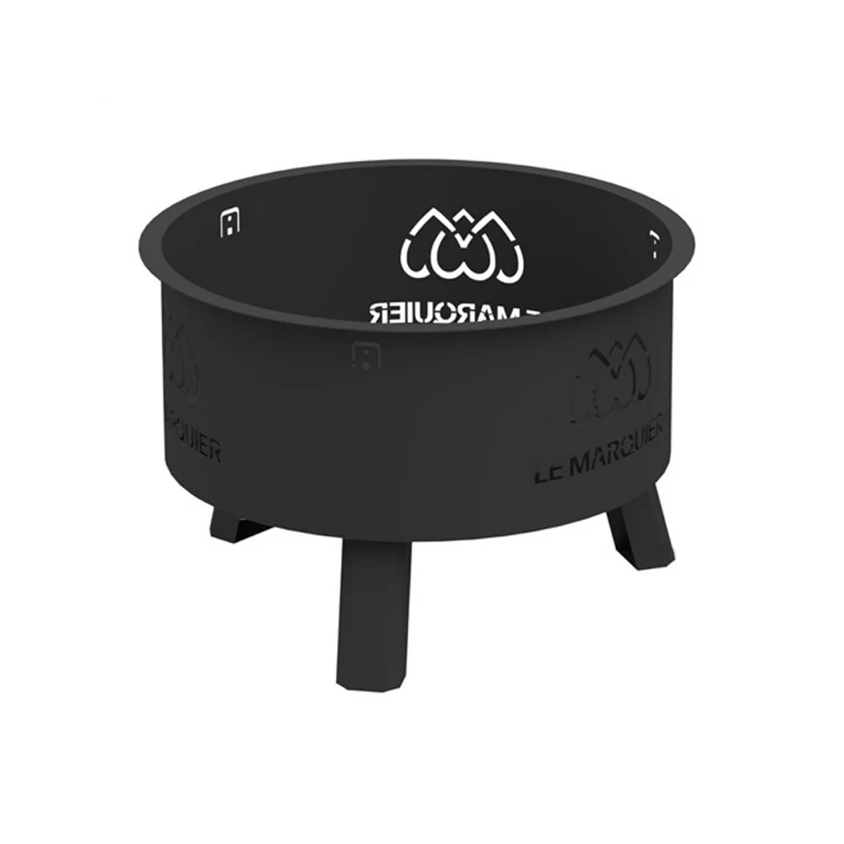 Brasero Original noir Ø 60 & sa Grille - Le Marquier